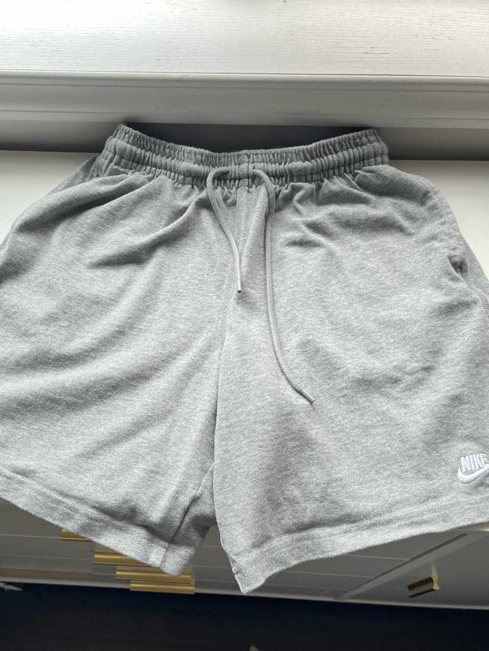 Nike boys xl Light heather Gray Athletic light breathable lounge sports Shorts